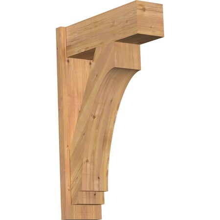 Ekena Millwork Imperial Block Smooth Outlooker, Western Red Cedar, 7 1/2"W x 22"D x 34"H OUT08X22X34IMP05SWR